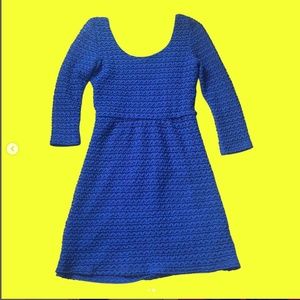 blue rain dress